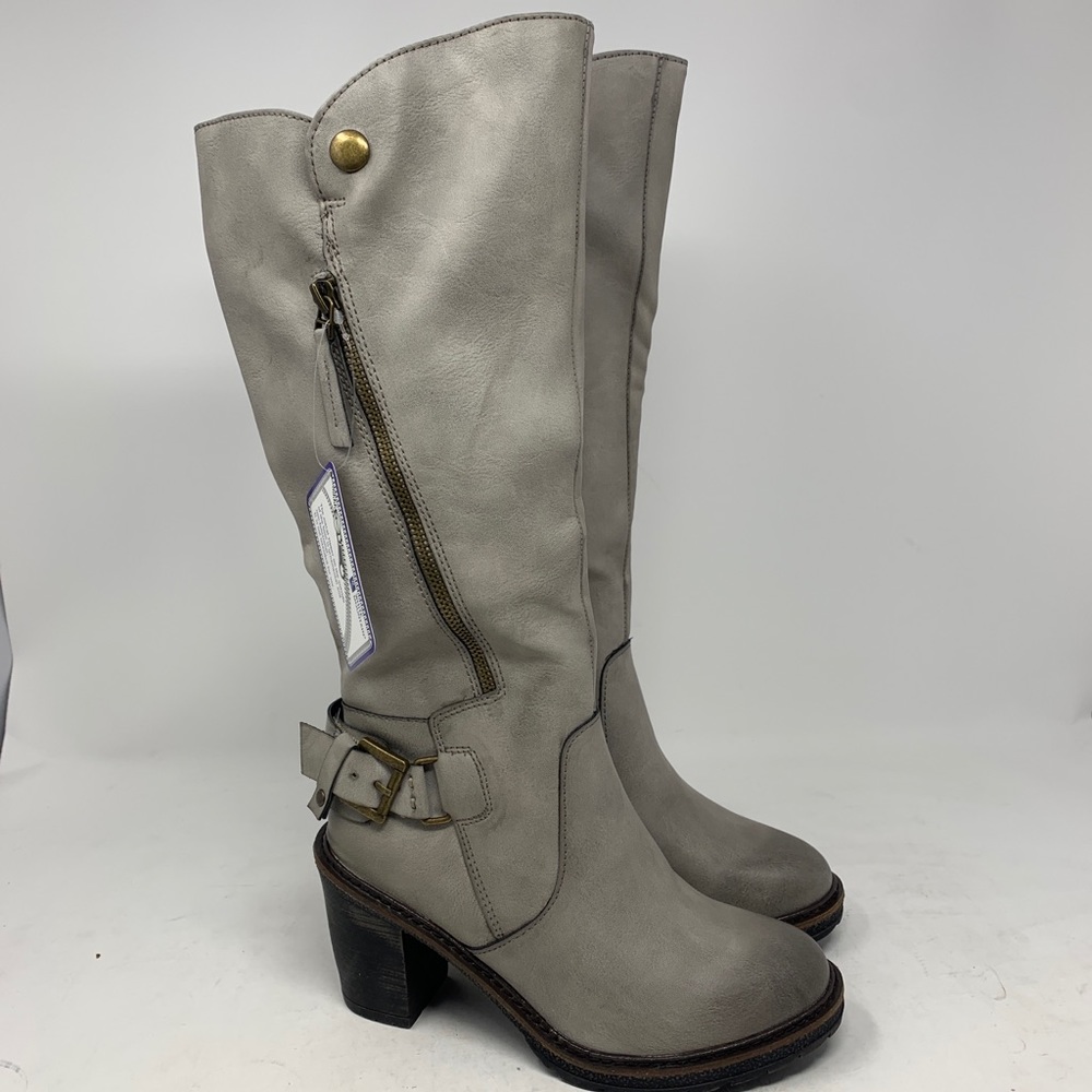 Womens White Mountain Boots Size 6M Charcoal Gray